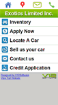 Mobile Screenshot of exoticslimited.com